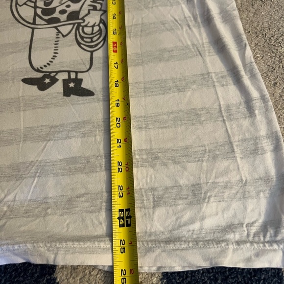 RARE Twinkie The Kid Cowboy Lasso Hostess Mascot White Striped T Shirt Medium - Picture 5 of 6